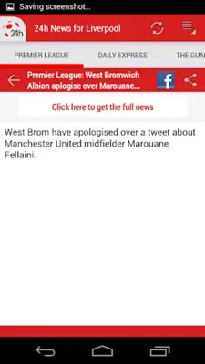 Liverpool Reds News 24h android App screenshot 3